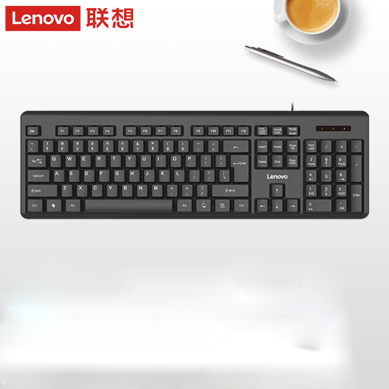 联想(Lenovo) 键盘 USB接口 K4800S有线单键盘高清大图