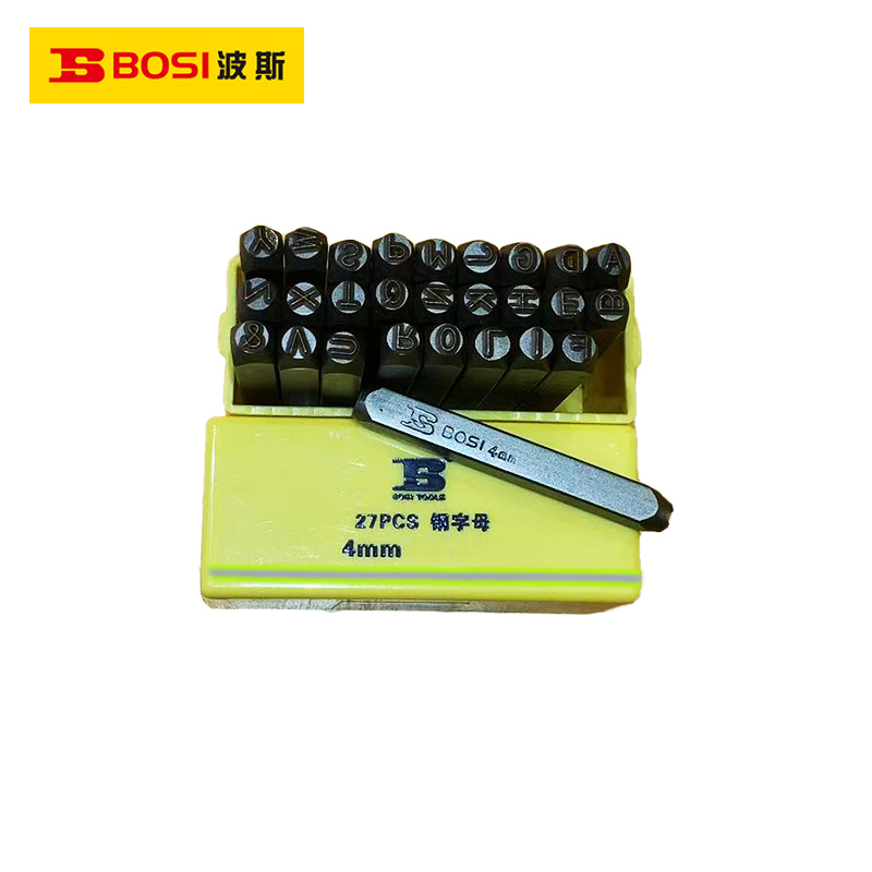 波斯(BOSI) 荧光系列27件套钢字母 4mm 套高清大图