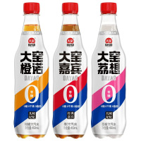 大窑嘉宾果味汽水饮料橙子荔枝味450ml*9瓶整箱网红碳酸饮品