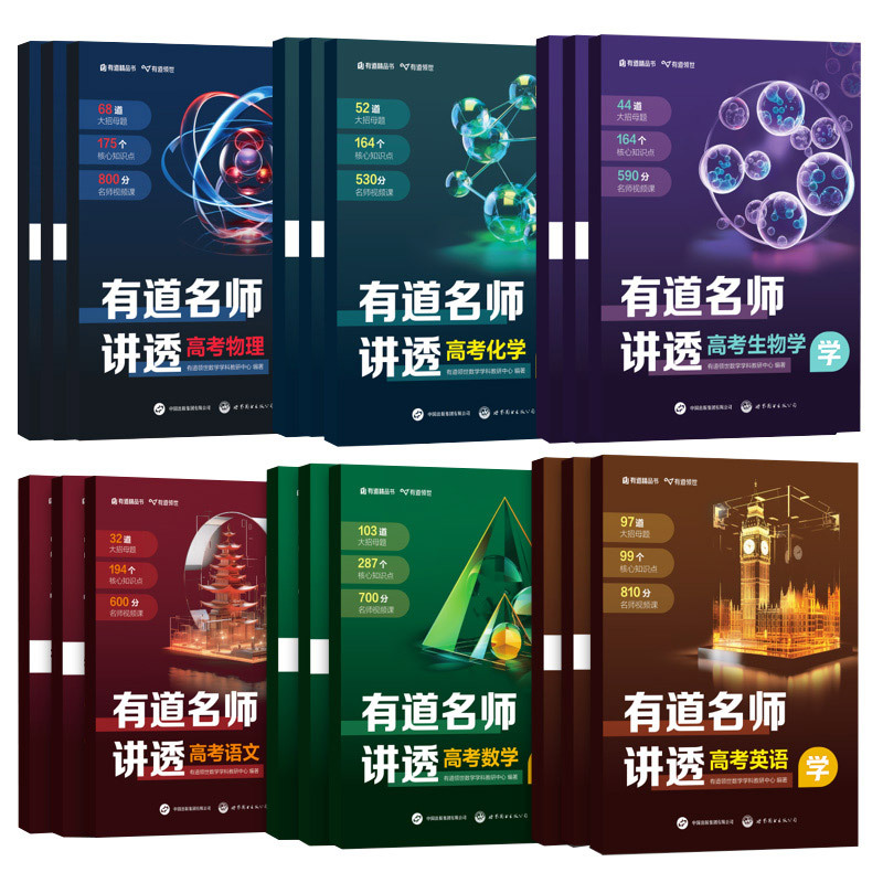 有道名师讲透高考[英语] 全国通用 [正版]2024有道名师讲透高考语文数学英语物理化学生物重点知识归纳专题复习教辅类重