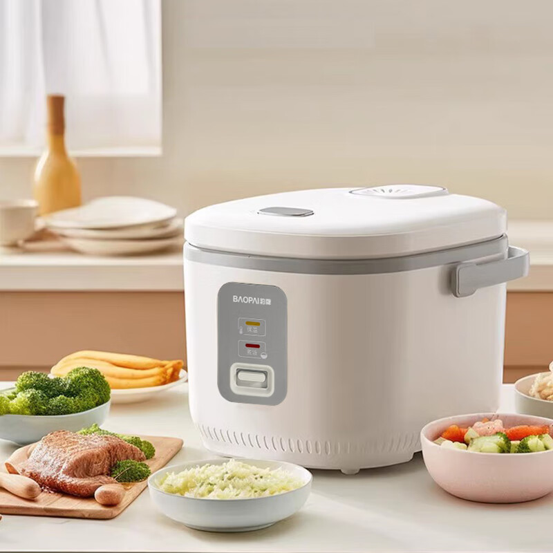 豹牌 BP-WB177 多功能电饭煲 4L 白色高清大图