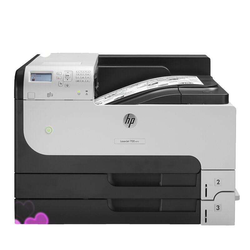 惠普(HP) M712DN A3 黑白激光打印机CF236A
