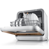 美的(Midea)洗碗机M1全自动家用免安装刷完机小型台式智能迷你台上厨房预售