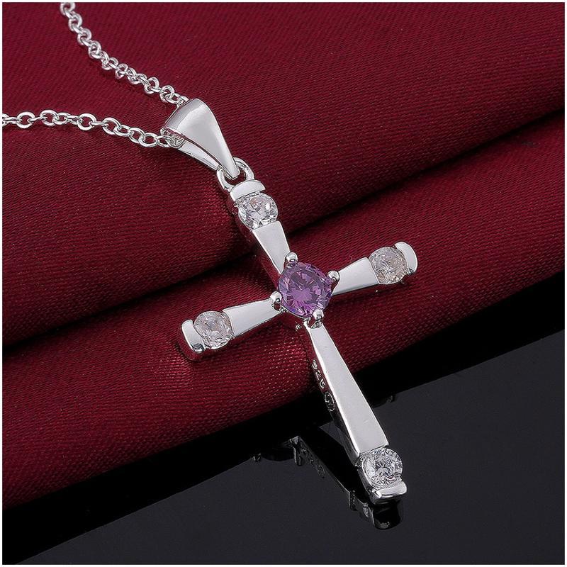 N656 Women Silver Necklace 镀925纯银女项链日韩版锁骨链潮人送女朋友七夕情人节礼物