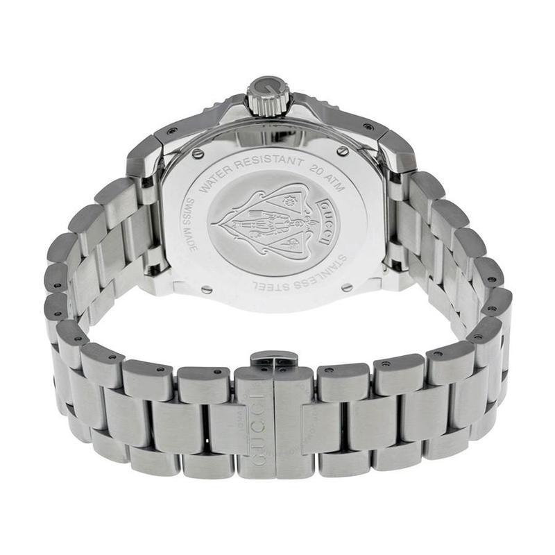 古驰gucci男表潜水黑色表盘不锈钢男士手表时尚经典百搭石英手表全球