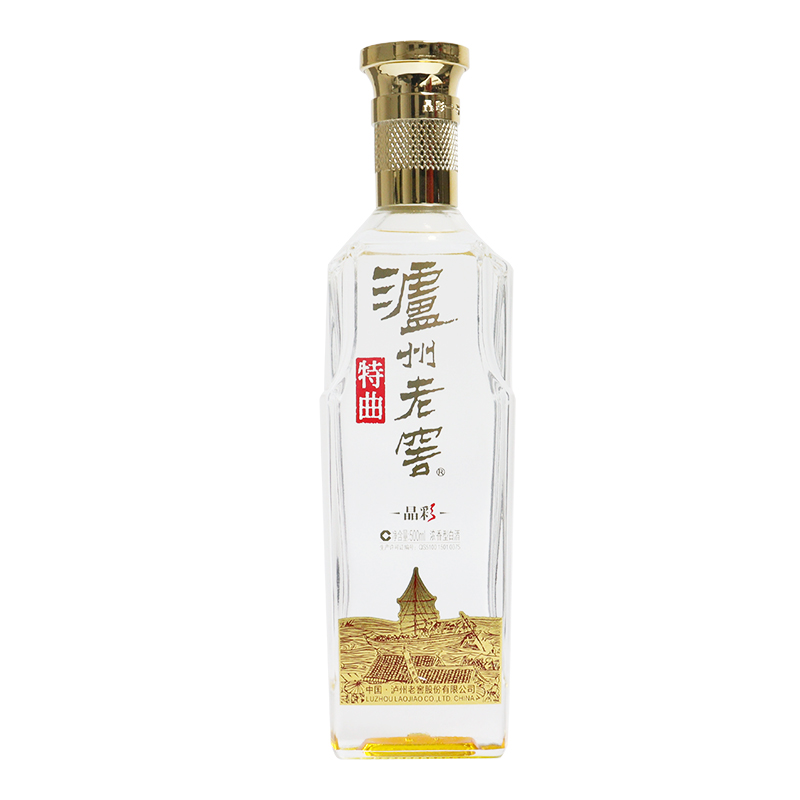 泸州老窖特曲晶彩52度500mL*1瓶浓香型白酒品鉴用酒光瓶高清大图