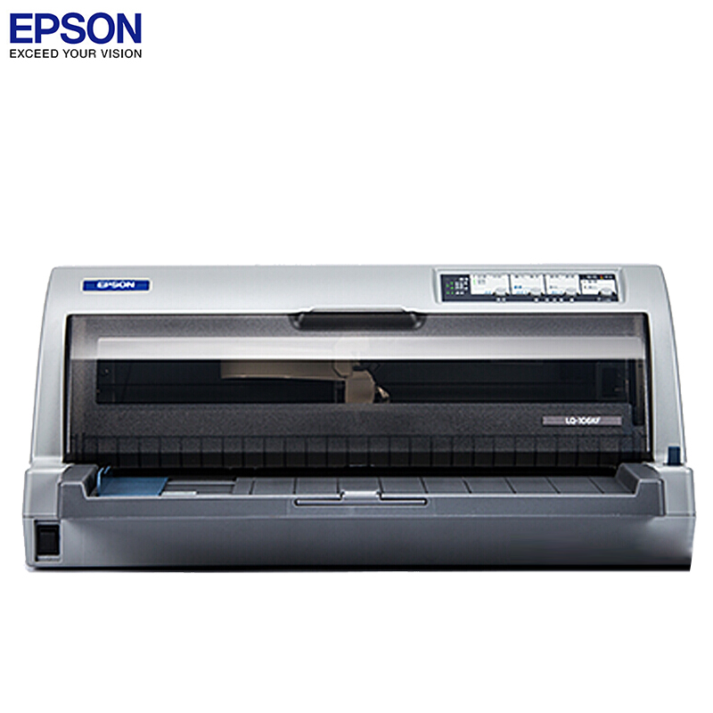爱普生(EPSON)LQ-106KF 平推票据打印机 106列平推针式打印机邮政