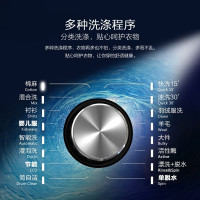 小天鹅(Little Swan) TG100-1616MDG 10公斤 水魔方洗衣机 变频全自动滚筒洗衣机 静音家用金色
