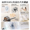 美的(Midea)[飓风清凉]七叶柔风立式电风扇/家用轻音落地扇/台式小型风扇/大风力遥控定时摇头风扇SAH35BSJ