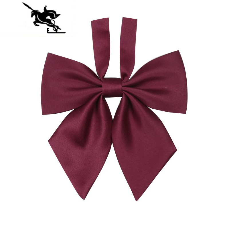 new lake领带/领结1 new lake 纯色jk小羽根学生女士斜角领花藕粉酒红