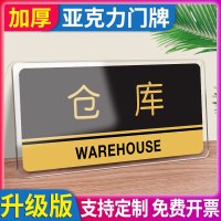 内有监控警示牌贵重物品温馨提示牌门贴请节约用水贴纸创意标志小心|T322(仓库) 15x30cm