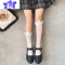 Ideamini日系jk袜子蝴蝶结天中筒薄款堆堆袜洛丽塔少女可爱学生小腿袜袜子