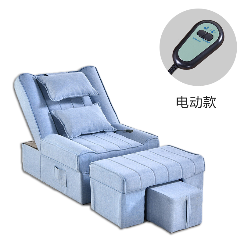 五庭门 电动足浴沙发足疗床沙发床躺椅洗脚洗浴沐足修脚按摩床桑拿