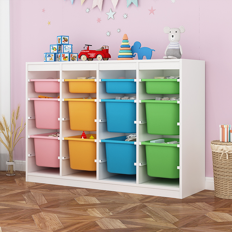 玩具收纳柜儿童收纳架宝宝玩具架子多层置物架归纳架收揽柜整理架