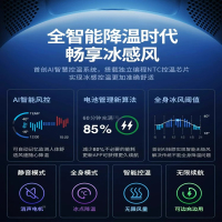 锐舞(RANVOO) 挂脖风扇懒人迷你随身便携运动无叶充电头戴式挂脖子戴颈式小空调 FG2C