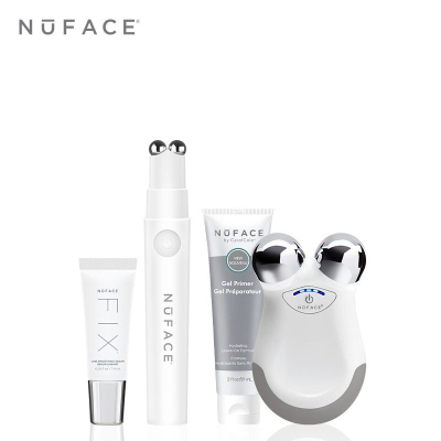 NuFACE 美容器 微电流 提拉紧致 眼周抗老 美容仪 护眼仪 MINI紧肤仪+FIX大眼笔 抗老套组