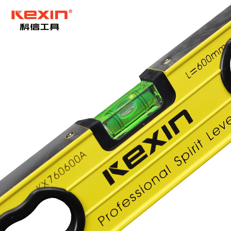 科信（kexin）高精度铝合金强磁水平尺 握手式三用水平尺 500mm KX760500A