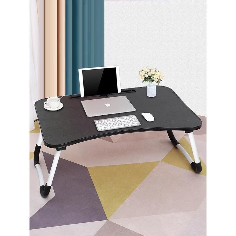 放床上用的电脑可折叠桌子写字台书桌小学生儿童卓子迷你 马蹄脚-粉色