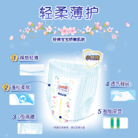 (春季款)大王(GOO.N)短裤式纸尿裤/尿不湿花信风系列大号L46片