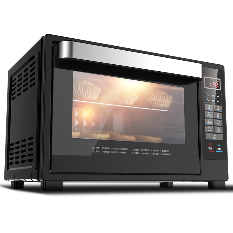 美的(Midea)T7-L325D全自动烘焙智能家用多功能电烤箱 带旋转烤叉
