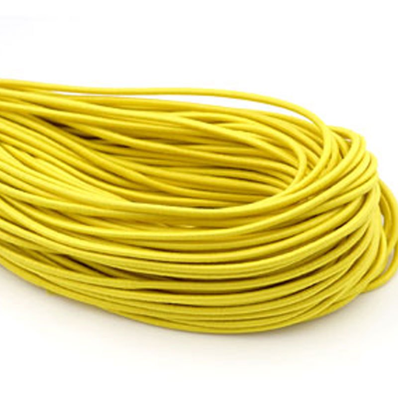 松紧带辅料黑色橡皮筋弹力绳彩色跳皮筋细牛筋绳圆形儿童橡筋带创意