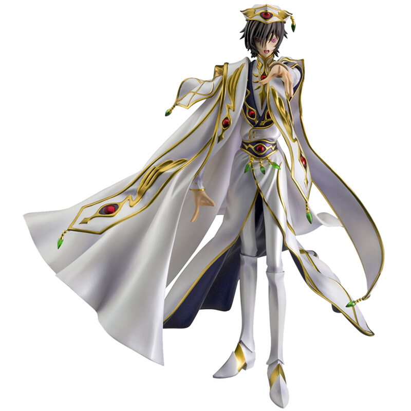 手办反叛的鲁鲁修兰佩路基朱雀装精美大版模型摆件收藏鲁鲁修皇帝装