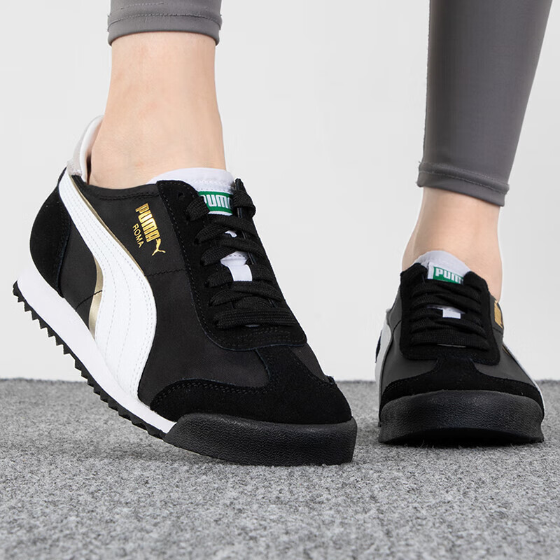 彪马(PUMA)男鞋女鞋 复古时尚撞色拼接情侣鞋健身训练运动鞋跑步休闲鞋 390634-01
