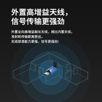 普联(TP-LINK)TL-XDN7000H免驱版网卡双频外置天线USB无线上网卡 随身wifi接收器台式机笔记本通用