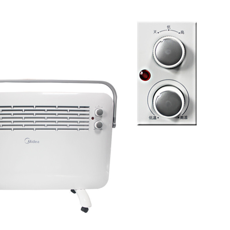 美的(Midea)取暖器 NDK22-15D1 欧式对流快热炉 居浴两用 倾倒断电 家用防水电暖器干衣节能取暖器