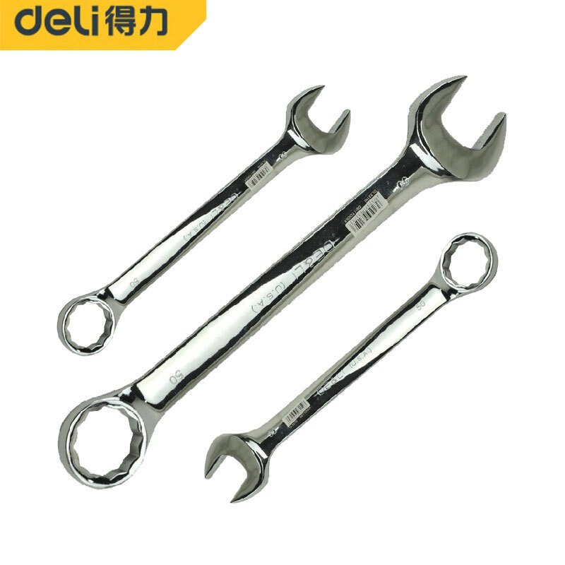 扳手 得力/deli DL33130 两用扳手 铬钒合金钢 1个