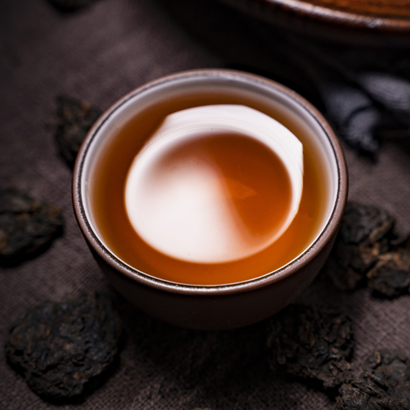 草根先生云南普洱茶熟茶老茶头罐装200克陈年宫廷级料金芽茶头口感醇厚汤色红透
