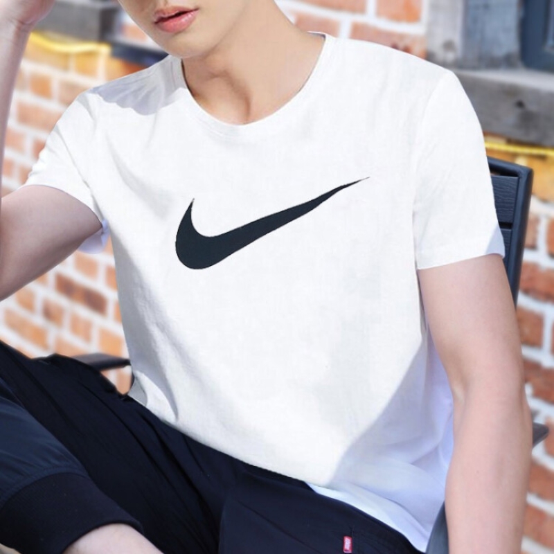 耐克（NIKE）短袖T恤男 夏季新款运动服休闲圆领半袖舒适透气短袖T恤 DC5095-100高清大图