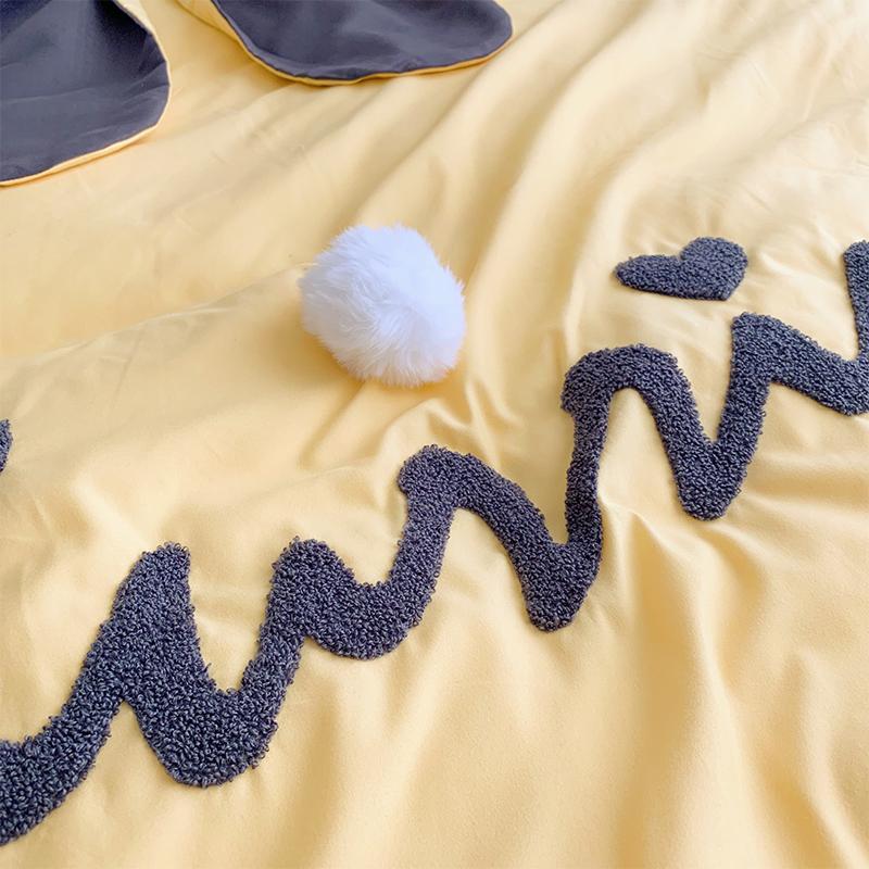 家柏饰(CORATED)款床上磨毛四件套儿童女孩单人床上用品床单被套三件套高清大图