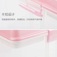 WQMD茶花家用双层小医药箱多用收纳箱颜色随机(2605)