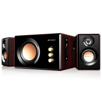 山水(SANSUI)GS-6000(32B)蓝牙音箱台式电脑电视音响低音炮笔记本2.1音箱U盘直播 玫瑰红