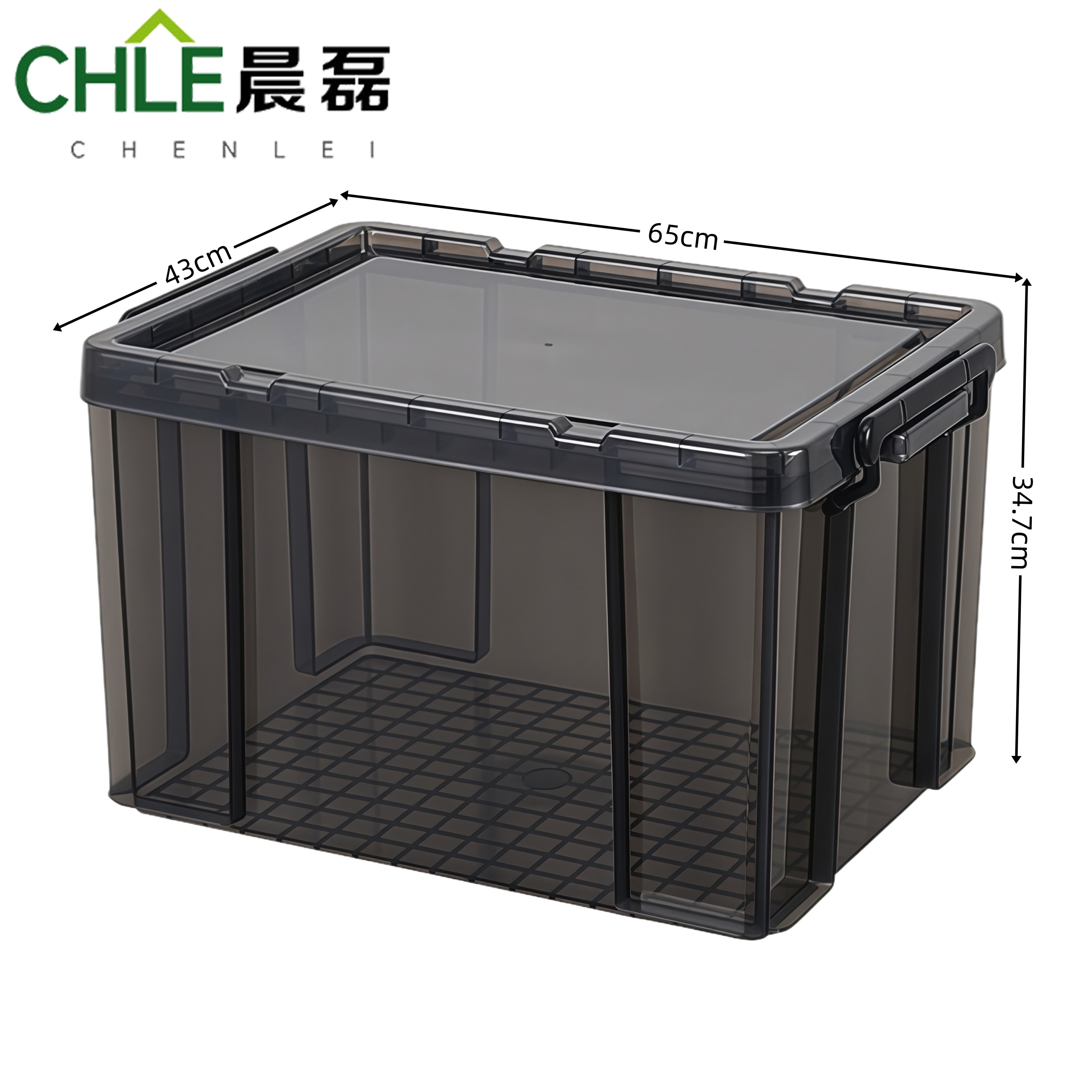 晨磊 整理箱 70L带轮 个高清大图