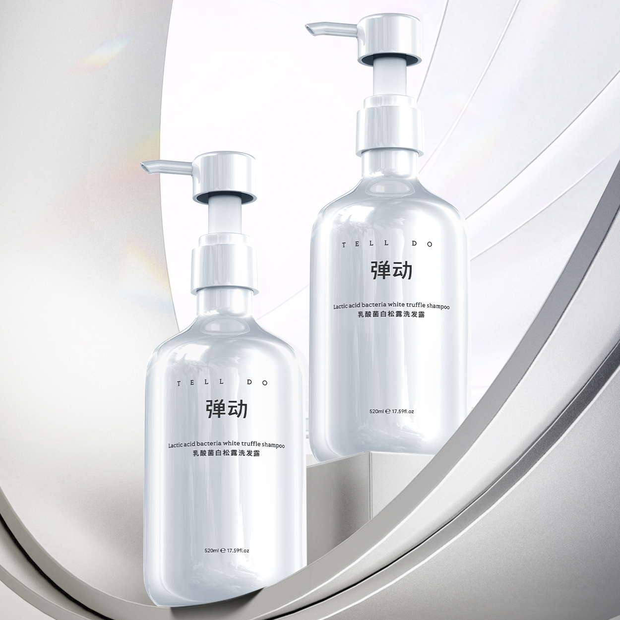 弹动乳酸菌白松露洗发露-520ml 滋润养护洗发水高清大图