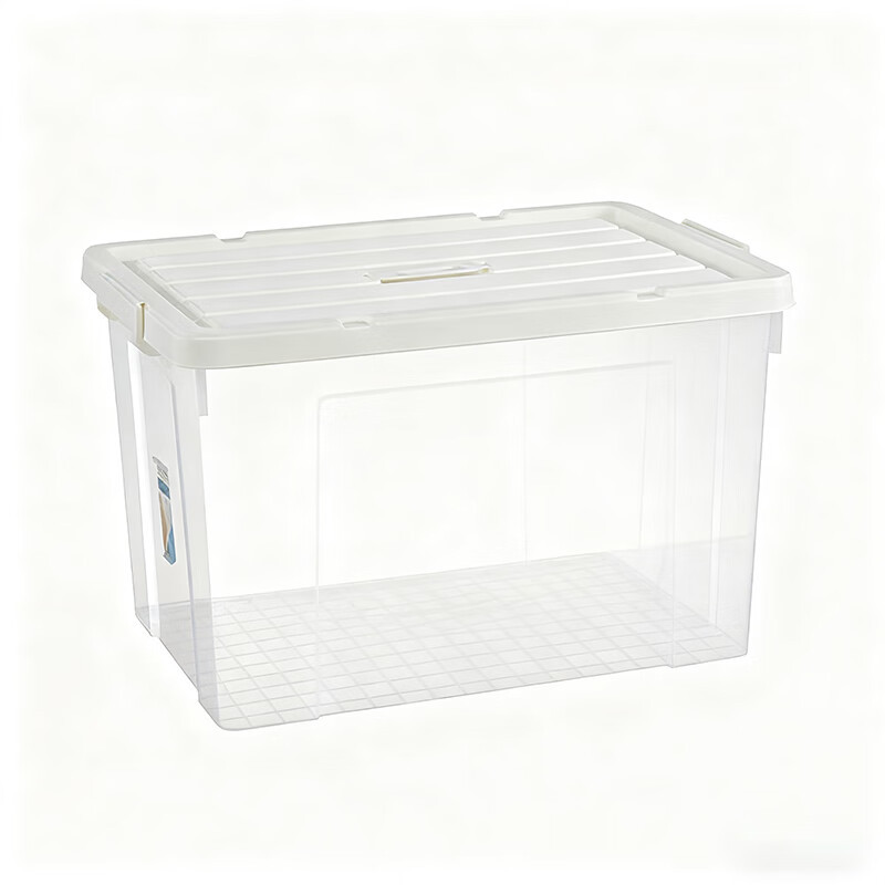 百晟长恒 BSCH-A82D 80L白盖透明 防水防潮透明整理 收纳箱 (计价单位:个) 透明