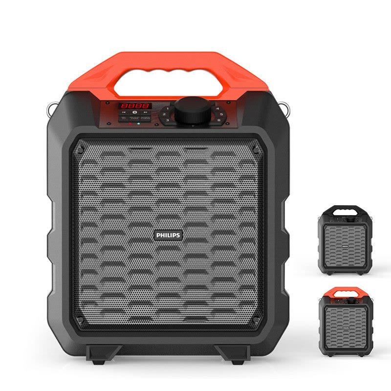 Philips/飞利浦 CN-SD70/93 广场舞音箱户外便携蓝牙手提移动音响(黑色)图片
