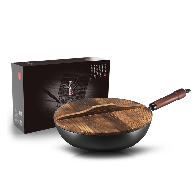 德博莱32CM田川锻打炒锅LD-208