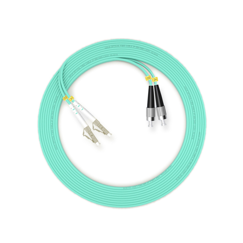 千天(QANTOP)光纤跳线 电信级光纤熔接收发器尾纤 光端机适用 LC-FC多模双芯OM3- QT-GXTX299