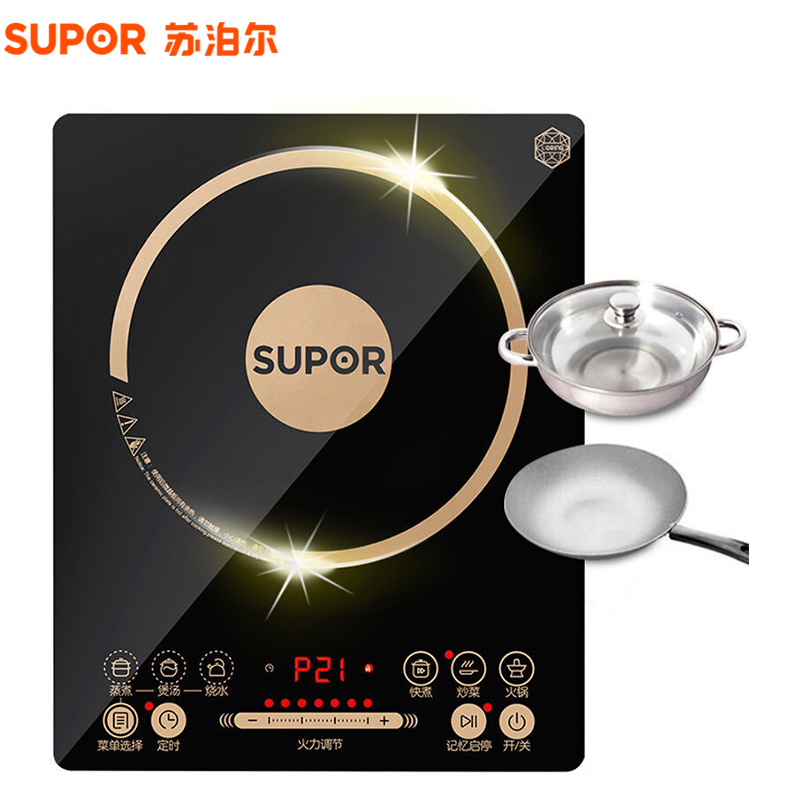 苏泊尔(SUPOR)电磁炉纤薄滑控匀火爆炒电磁灶SDHCB8E30-210