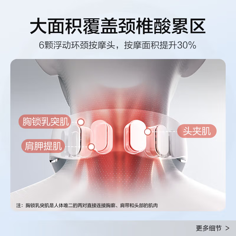 SKG 颈椎按摩器颈部按摩仪红热灸高清大图