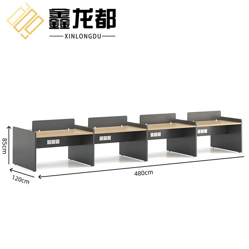 鑫龙都 屏风办公桌 1.2米 张高清大图