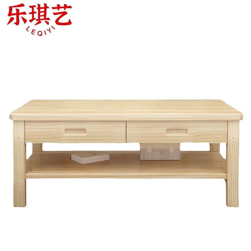 乐琪艺 实木茶几 80*60*50cm 个高清大图
