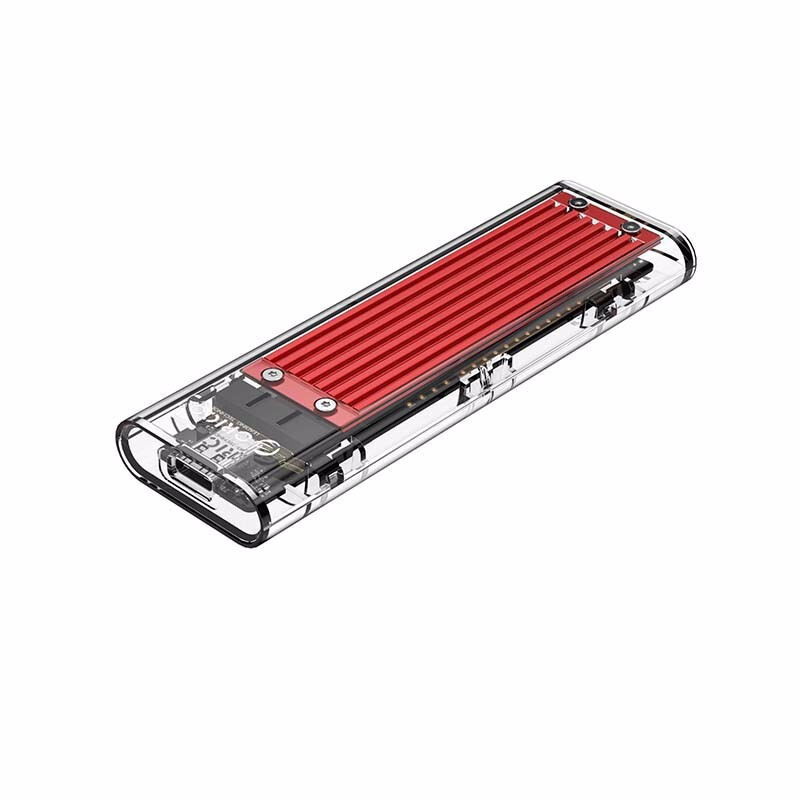 奥睿科(ORICO)移动固态硬盘盒高速传输外接读取盒子外置NVME M.2转TYPE-C3.1 Gen2移动硬盘盒 蓝色