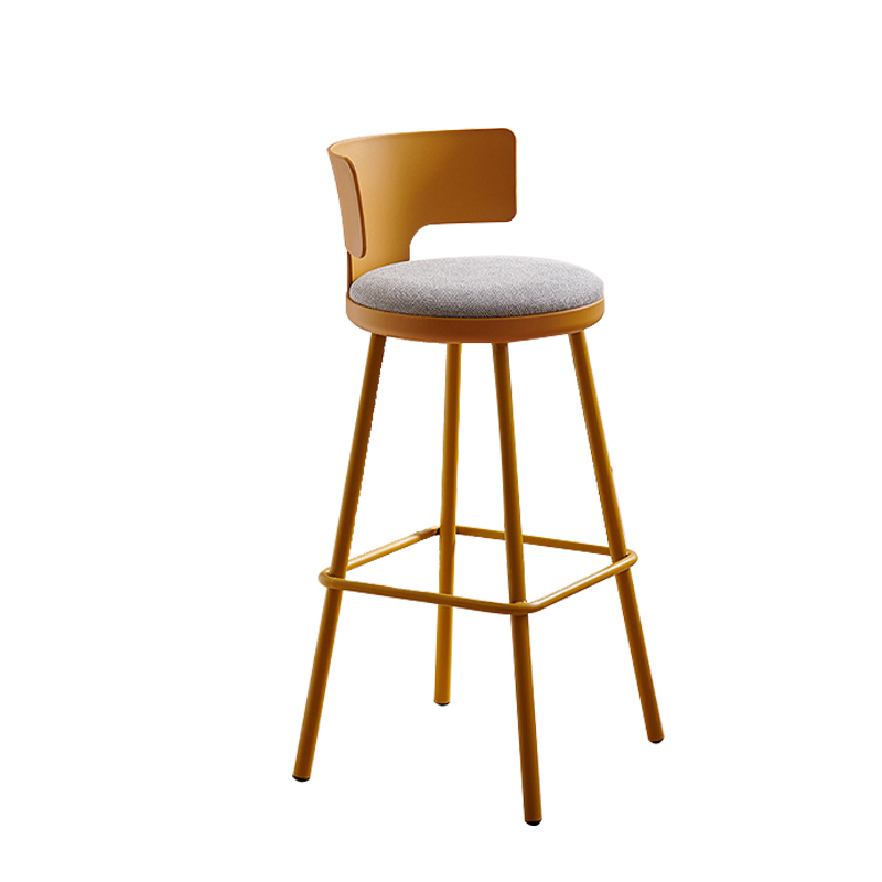 先围 高脚凳 黄41*41*92cm 把高清大图