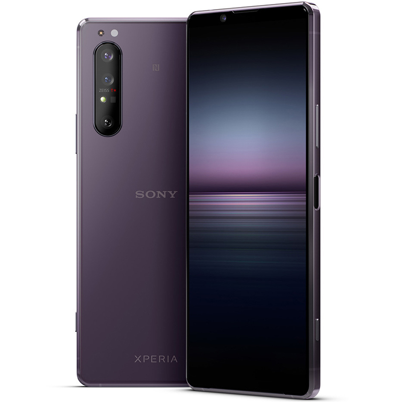 Sony/索尼 Xperia 1 Mark II 智能手机 骁龙865 12G+256G 4K高清 微单技术三摄拍照录影 双卡双待手机5G 暮光紫