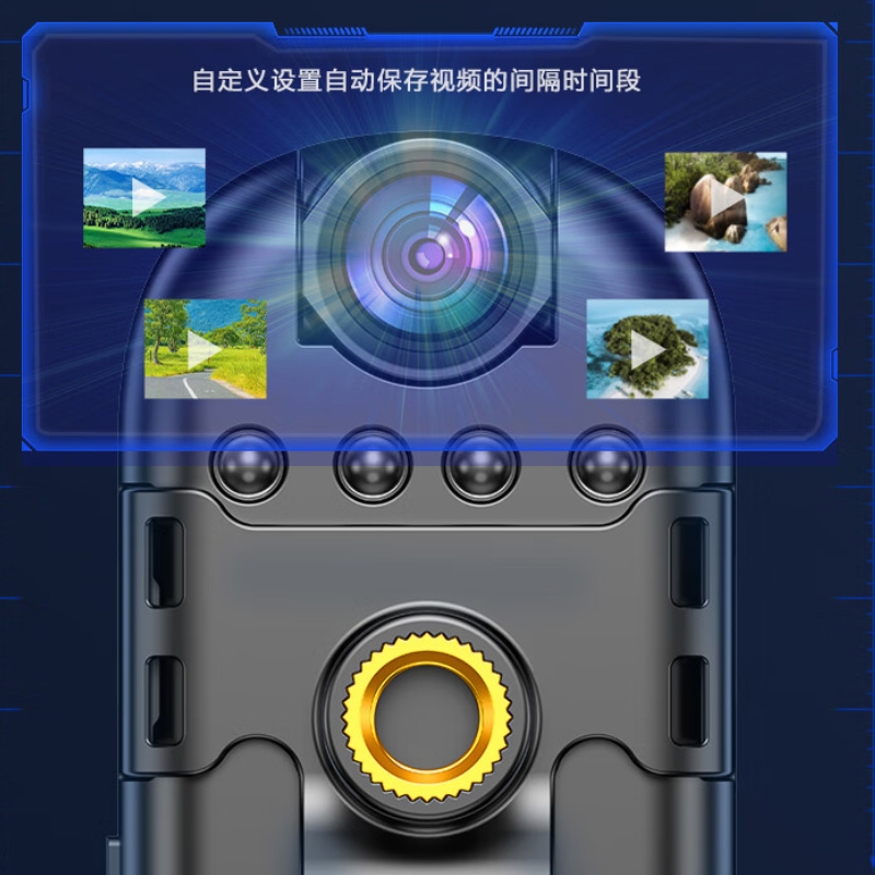 爱国者(aigo)DSJ-S6执法记录仪 小型随身便携胸前佩戴高清录像摄像机 无内存高清大图
