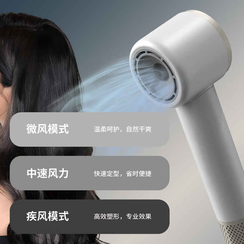 摩飞 高速电吹风 4亿负离子 大功率低噪音电吹风YH6500高清大图